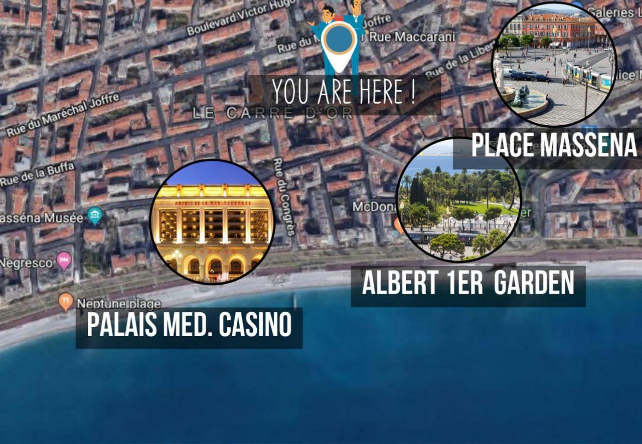 Nestor&Jeeves - Palais Marie Prestige - Central - Close Sea Nice Extérieur photo